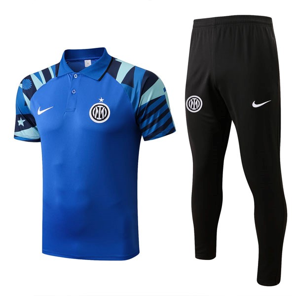 Polo Inter Milan Conjunto Completo 2022-2023 Azul